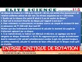 (1e S/PC) V2; Exercice CINETIQUE DE ROTATION PART 1⭕
