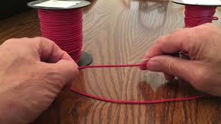 Line inserts for shortening unsheathed lines when trim tuning paragliders…