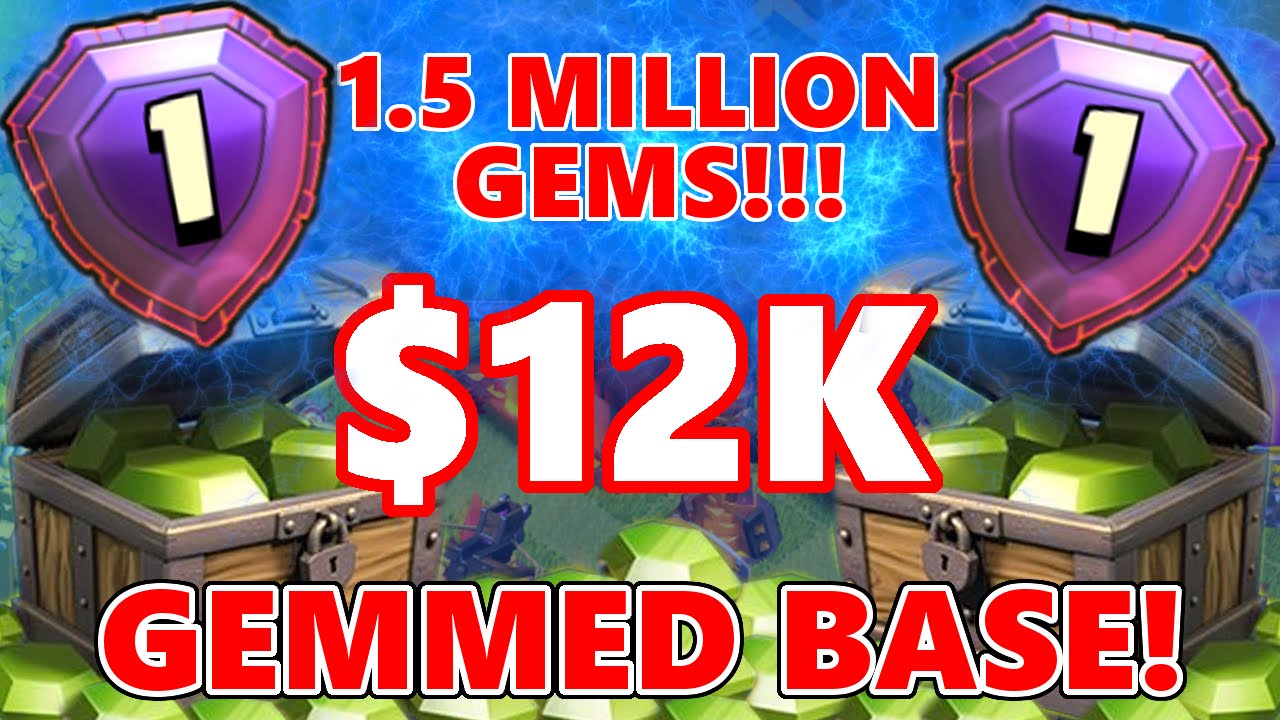1 Million Gems Clash Of Clans