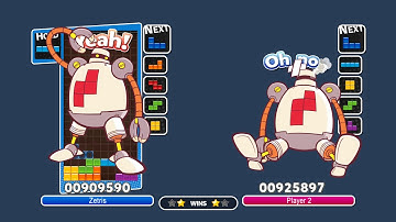 [Puyo Puyo Tetris AI] Zetris vs Zetris (4) - All Spins Mod