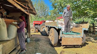 Hard Life of a Large Family in the Old Mountain Village. Documentary