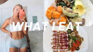 vlog: what I eat in a day + new workout clothes