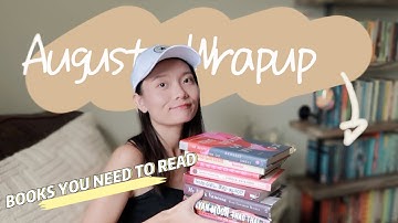 13 Books I Read in August 📚 | Reading Wrapup | New 5 Stars and Favorites! 🌟