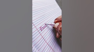 Preeti - Cursive Handwriting 2022