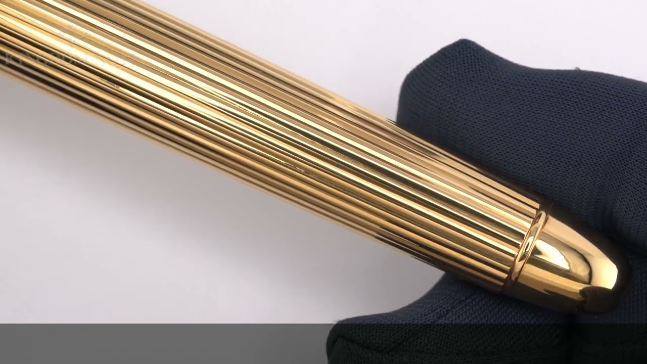 PILOT パイロット 万年筆 カスタム748 ゴールドプレート ストライプ 細字