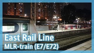 【早睡早起】東鐵綫 MLR-train (E7/E72) 於沙田站 P4S 過夜