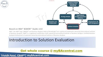 IIBA BABOK v3 - Solution Evaluation | IIBA CBAP CCBA Business Analysis Certification