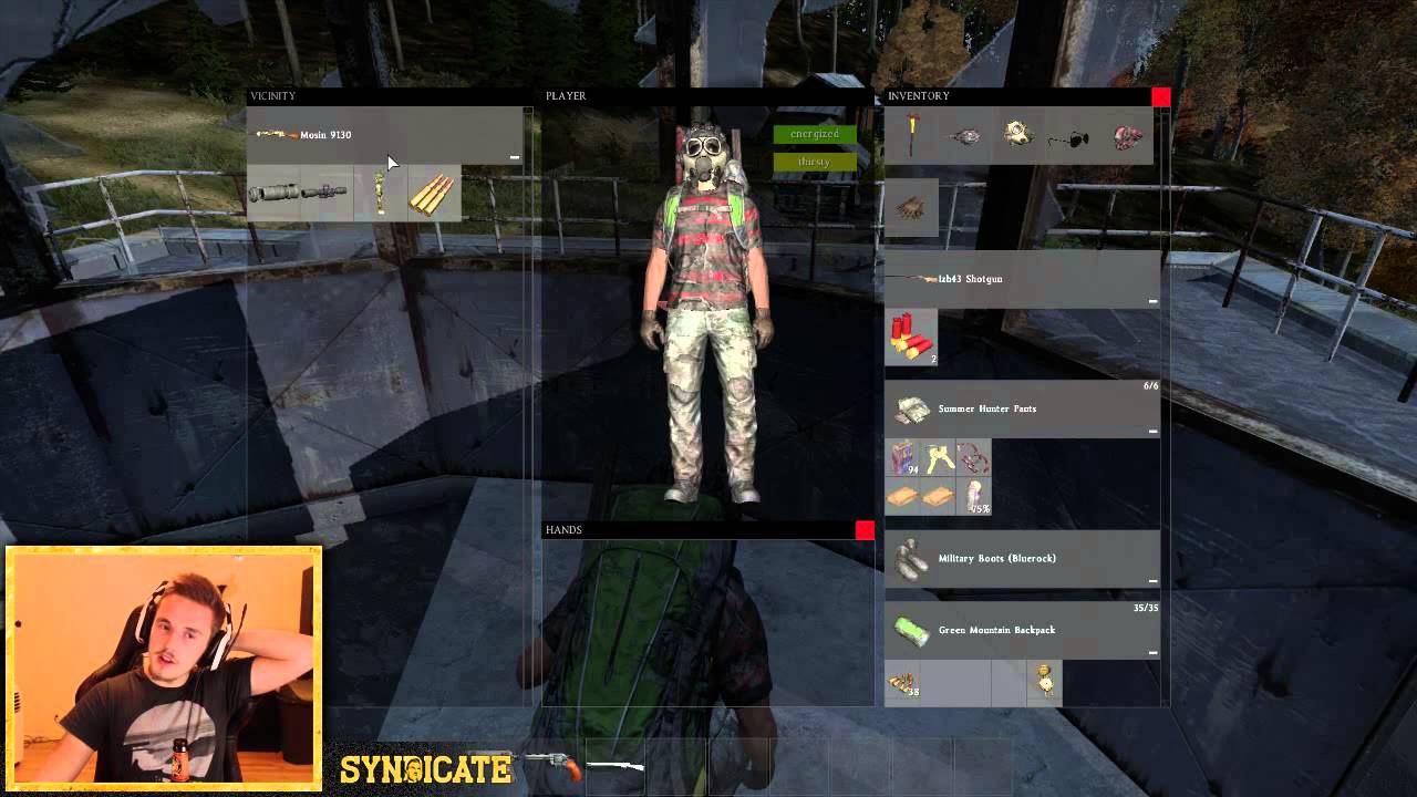 Syndicate's DayZ Stream [PART 1/10] - 21st October 2014
