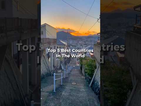 Top 5 Best Countries In The World #shorts #asia #europe #canada #travel #japan #switzerland #voyage