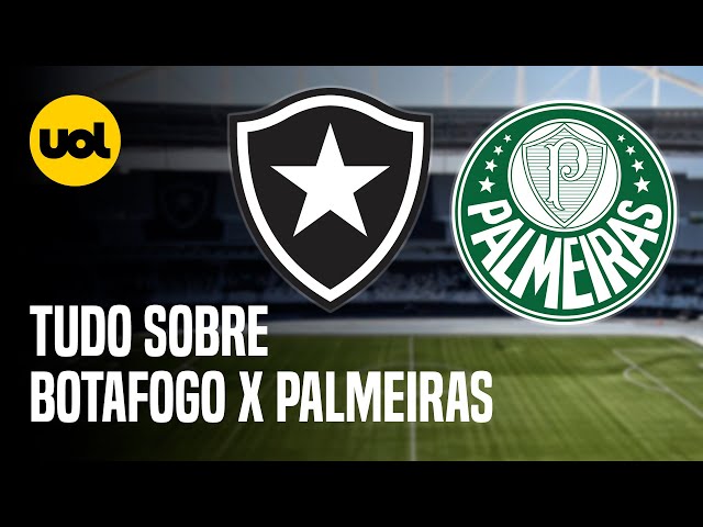 Botafogo x Palmeiras: onde assistir ao vivo ao jogo do Brasileirão