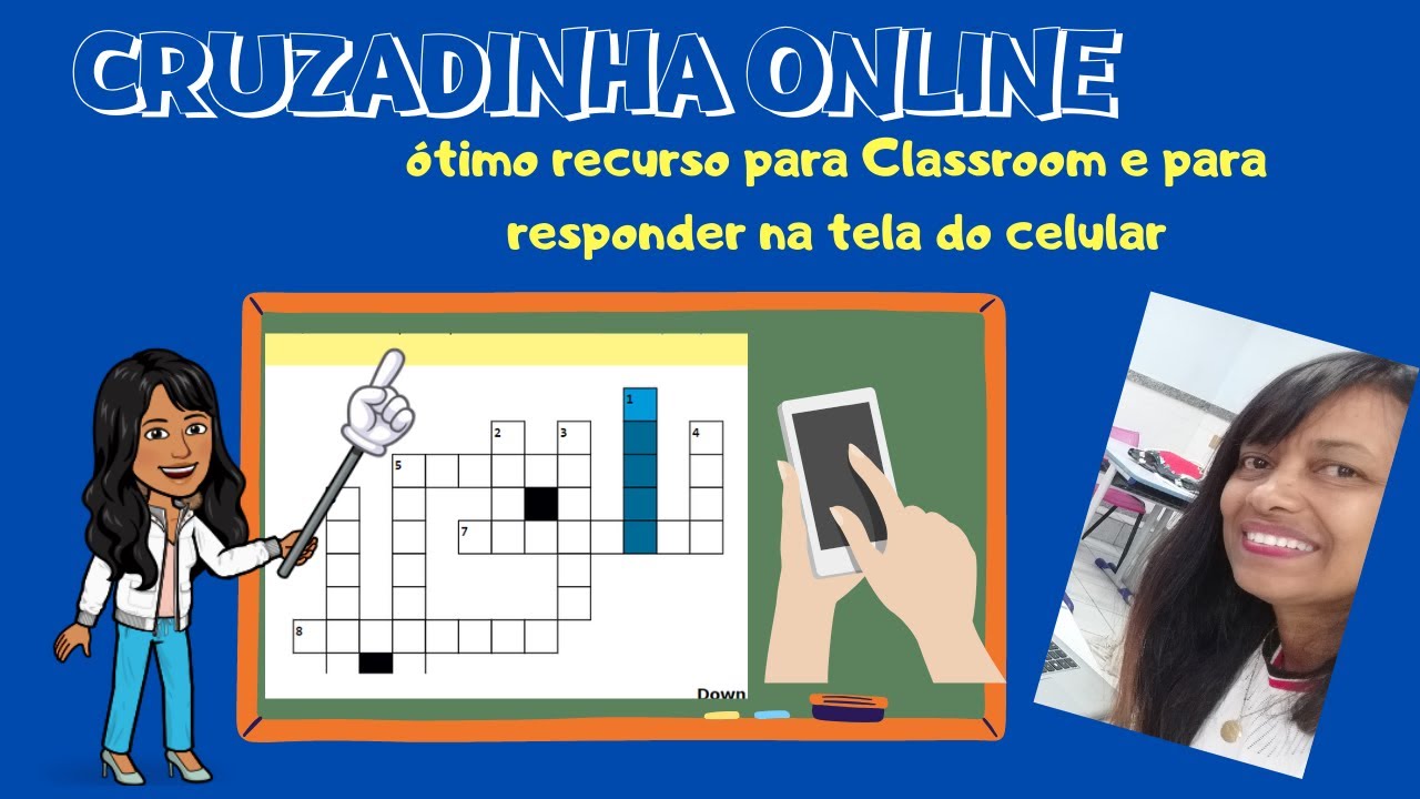 como criar CRUZADINHA ONLINE rápido para responder no celular ou ...