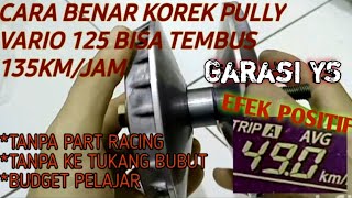 Vario 125 Top Speed Hits 130  KM/H. 110 KM/H on the Open Road. Revealing How to Tune the Roller H...