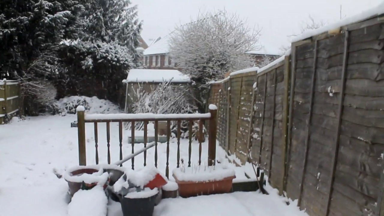 Ashford Snow fall on 2018 YouTube