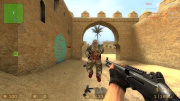 CSS Zombie Madness | zm_dust2_64_v1 | Zombie Hunting V3 by ElitE HunterZ