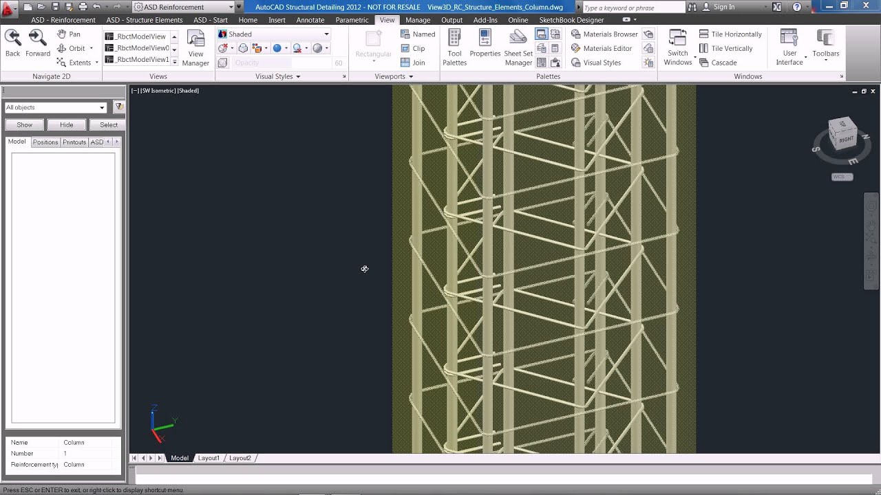 modify workframe autocad structural detailing 2015