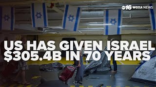 US has given Israel $305 4 billion in foreign aid for nearly 75 years, watchdog group says