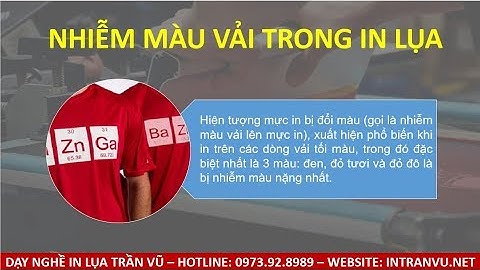 Nhiễm Màu Vải Trong In Lụa Là Gì? Cách Khắc Phục Nhiễm Màu Vải Trong In Lụa