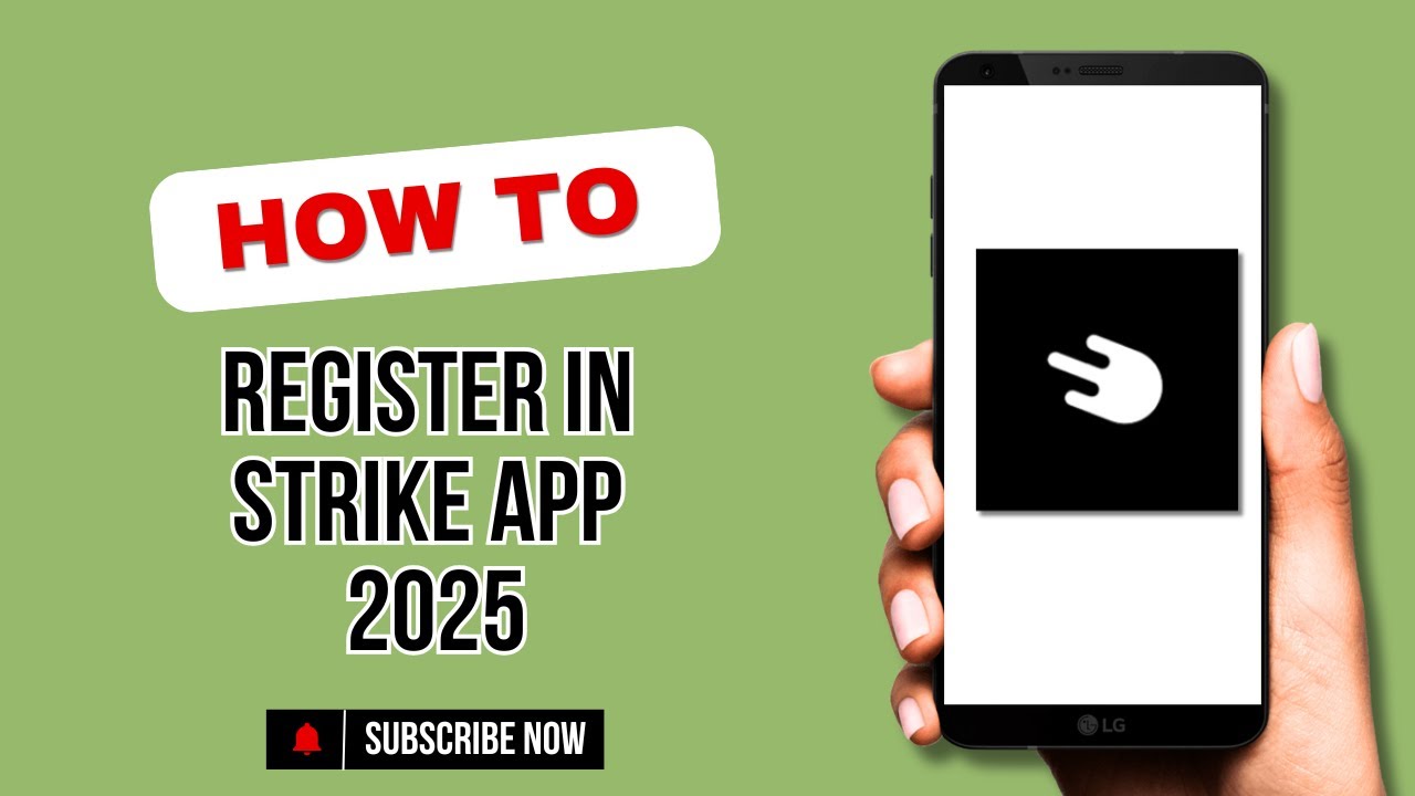 Strike App Sign In HOW TO REGISTER IN STRIKE APP | BEGINNERS GUIDE | BLOCKBROB - YouTube