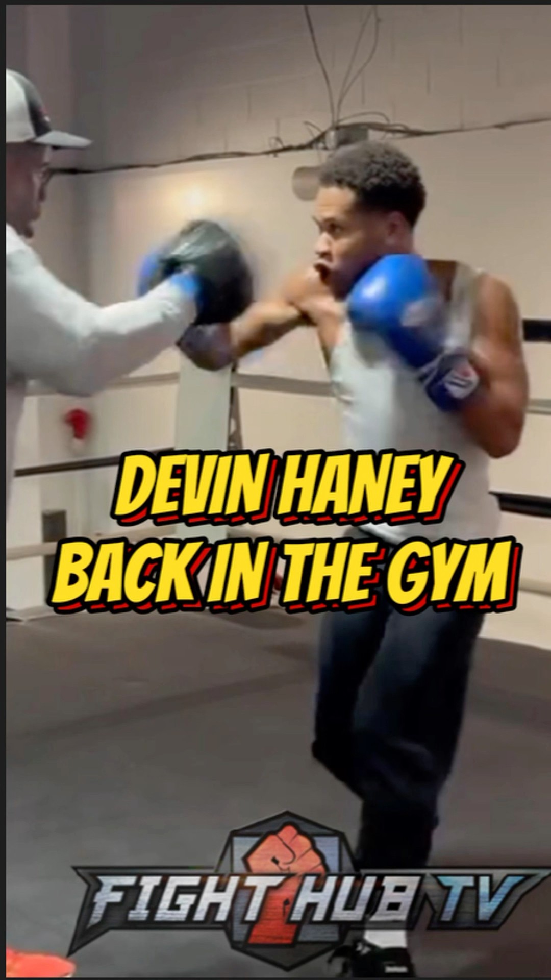 Devin Haney comeback FIRST LOOK training with Mayweather old coach!