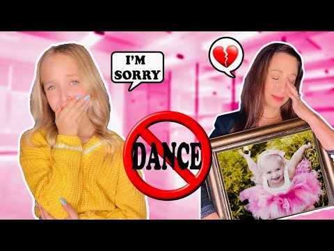 TELLING MY MOM I'M QUITTING DANCE FOREVER **SHE CRIED** #emotional #dance #dancemoms