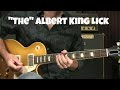 Blues Guitar Lesson: The Albert King Lick