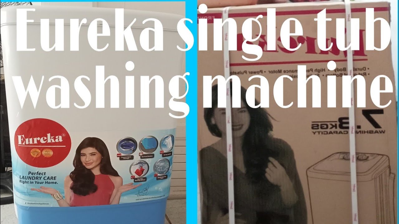 UNBOXING EUREKA 7.8 kgs SINGLE TUB WASHING MACHINE