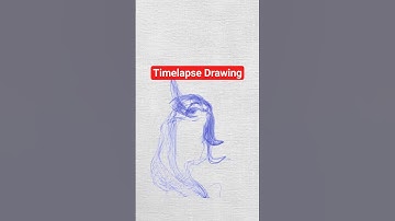 Timelapse Drawing: Albert Einstein | Scribbling Algorithm v2.4.0 #shorts  #sketch #art