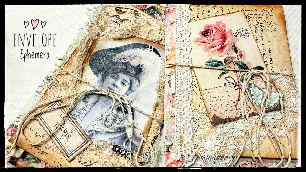 Envelope Ephemera - DIY Junk Journal Pockets - Layered Up Style ...