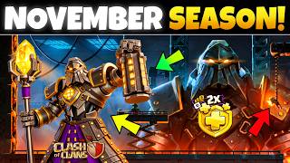 NEW November GOLD PASS 2026! ๐ฑ Season Theme & New Skins REVEALED! (Clash of Clans)