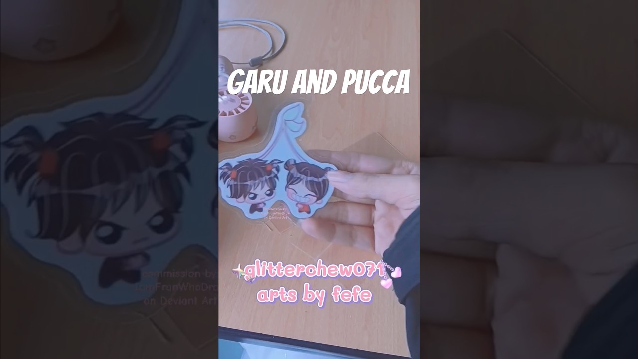 Making Pucca Fan art (drawn by me) Keychain :3 