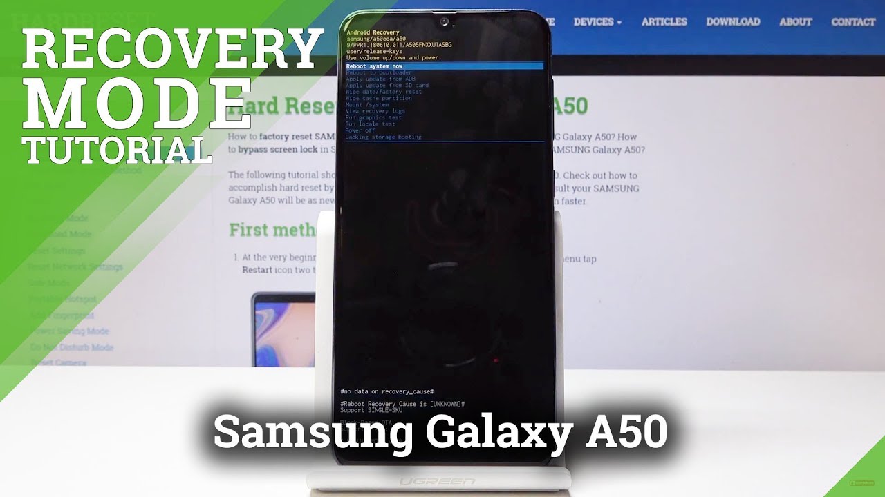 Samsung A50 Recovery Mode