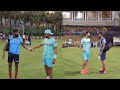 Hardik Pandya meet up with KL Rahul and Manish Pandey during Lucknow and Gujarat Practice for IPL