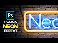 Neon Effect Photoshop Tutorial | Realistic Neon Sign Text Effect