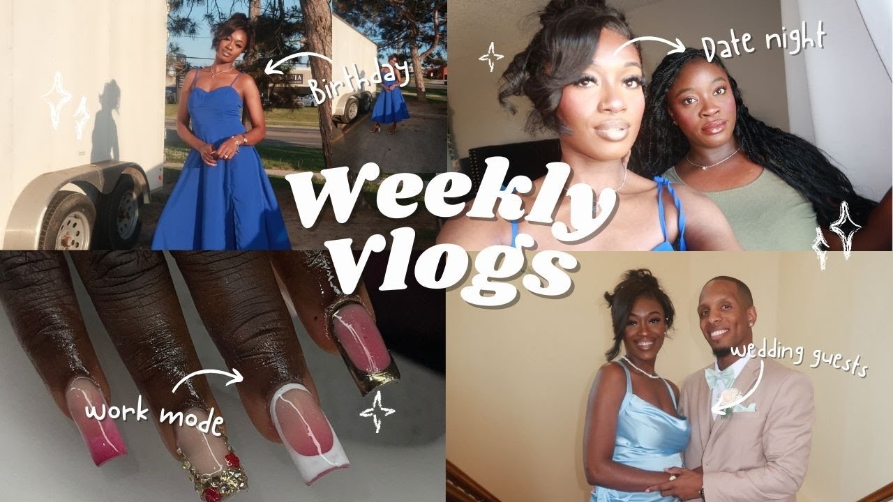WEEKLY VLOGS - Birthday prep, Wedding guest, Girls night & Motherhood | Grace Babatunde