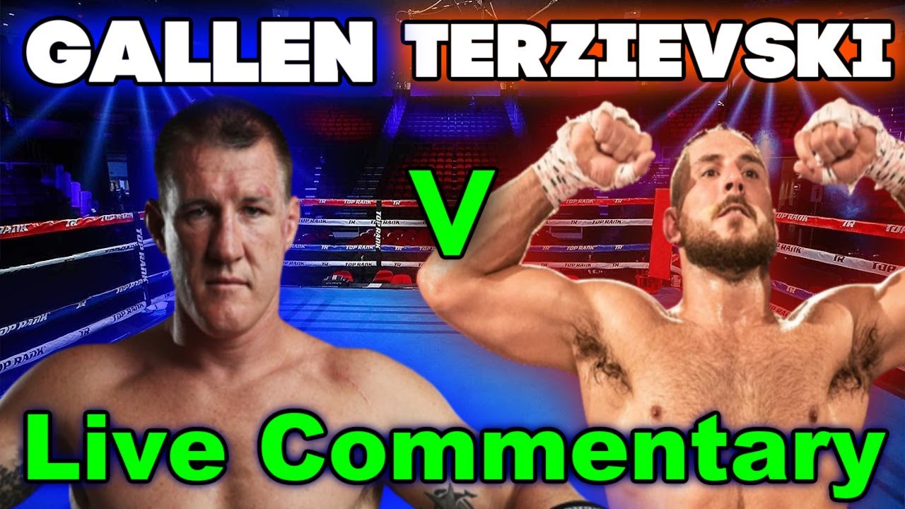 Paul Gallen vs Kris Terzievski | Boxing | Live Reactions & Play By Play!