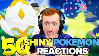 50 AWESOME SHINY POKEMON REACTIONS - Pokemon USUM & ORAS Shiny Reaction Montage!
