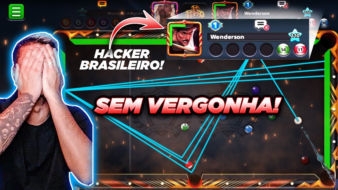 OS HACKERS TOMARAM TUDO DE MIM NESSE VÍDEO! 8 Ball Pool 