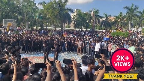 TKR COLLEGE 2023 SHIZNAY FLASH MOB || #tkrcollege #flashmob