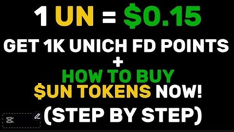 🔥 How to get 1K UNICH FD POINTS & also get the $UN TOKENS | UNICH AIRDROP