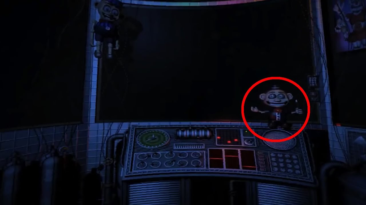 FNAF SISTER LOCATION TRAILER HIDDEN CHARACTER/ PUPPET BOY'S BROTHER