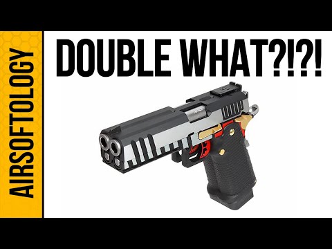 AW Custom DOUBLE BARREL pistol + NEW PRODUCTS - MOA SHOW 2017 | Airsoftology