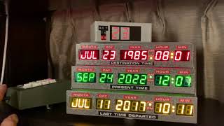 Time Circuits in action, with speedo replica