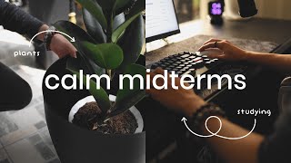 a week in my life during midterms | calm vlog