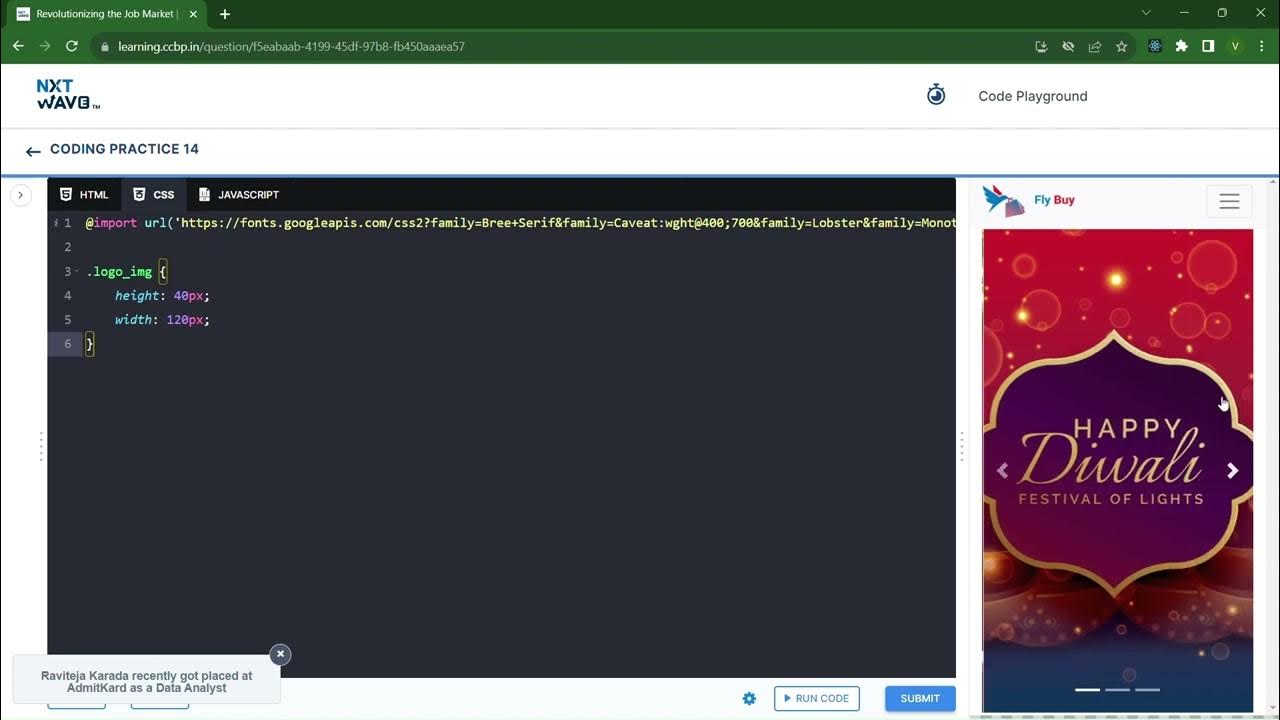 Ecommerce Website Navbar & Banner | Coding Practice 14 | HTML, CSS ...