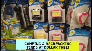 Camping & Backpacking Items at Dollar Tree! | January 2022 Finds