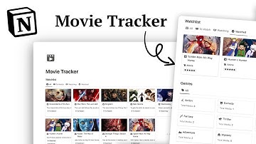 Notion Movie Tracker Template Tour (FREE Download)