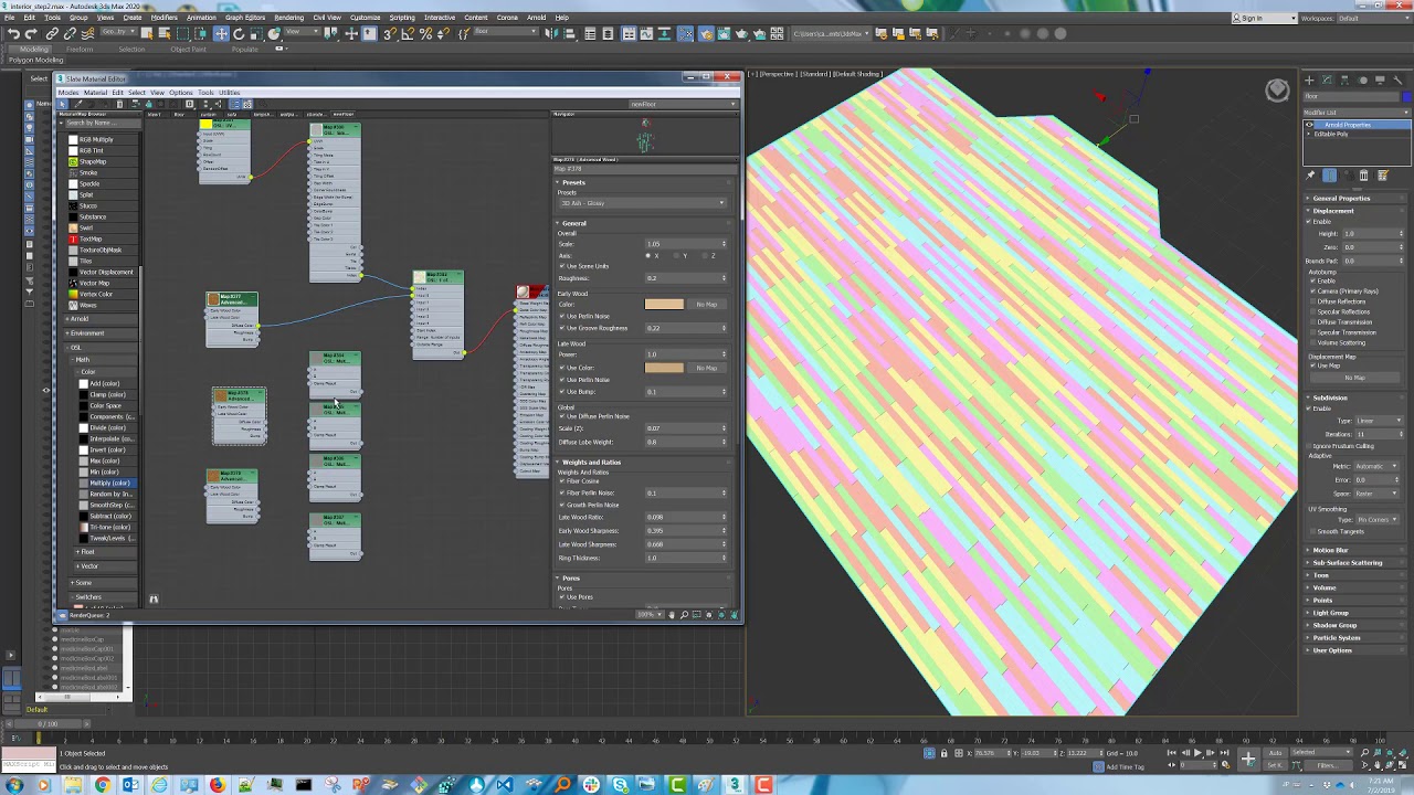 Creating A Hardwood Floor Map Using Osl Youtube