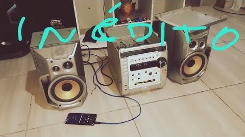 Mini system gradiente as m430 tocando as caixas do Sony grx800. 