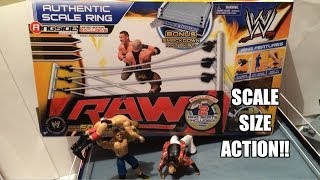 WWE ACTION INSIDER: Authentic Scale Ring for Mattel Wrestling Figures by Wicked Cool Toys Review!