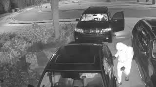 Raw video: Thieves steal SUV from mayor's home